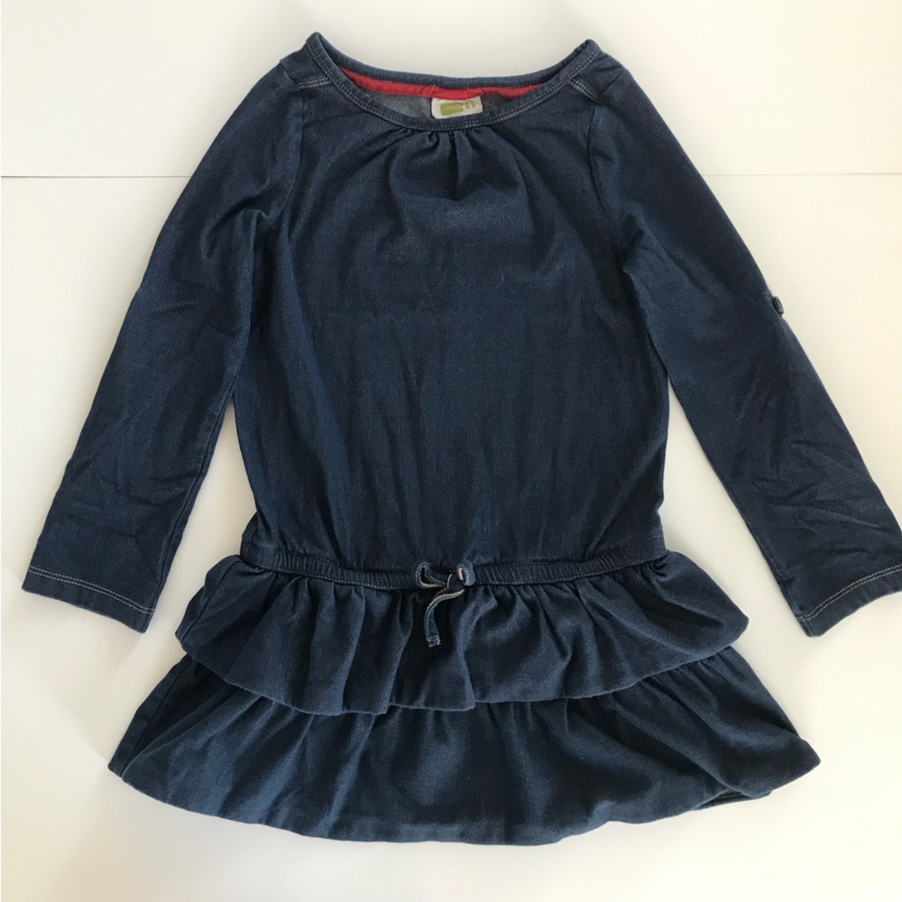 Girls Crazy 8 Navy Dress (5-6)